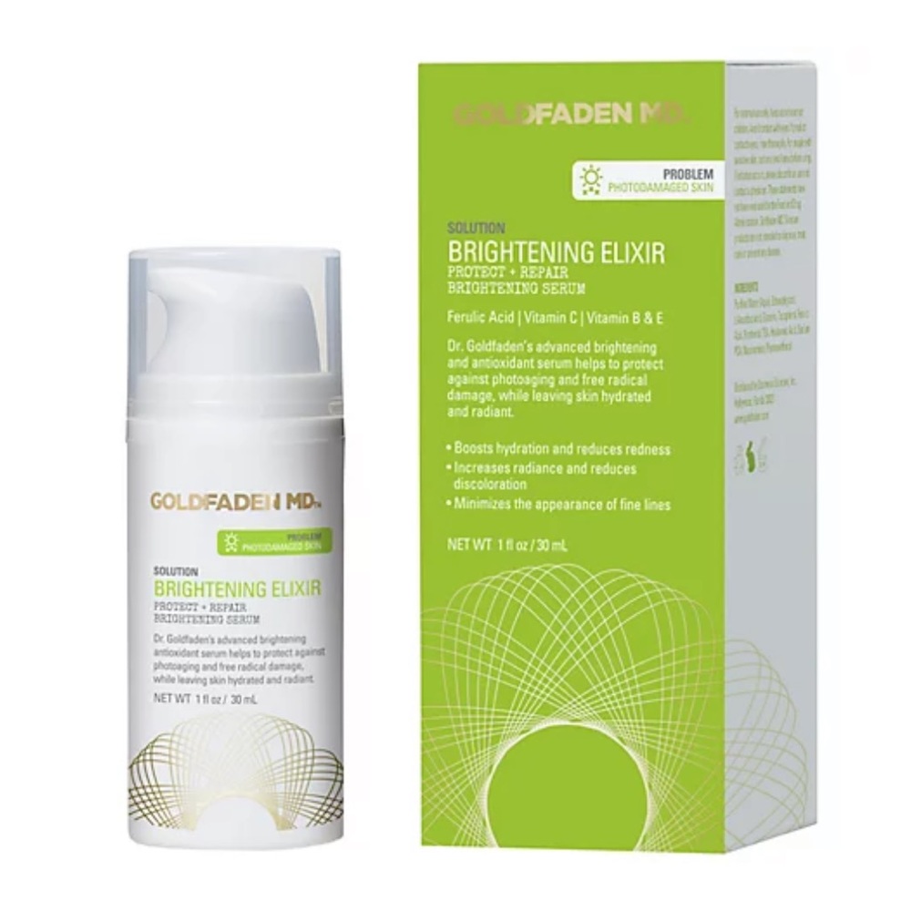 Dr. Goldfaden's Brightening Elixir Protect + Repair Serum vitamin hydrator new